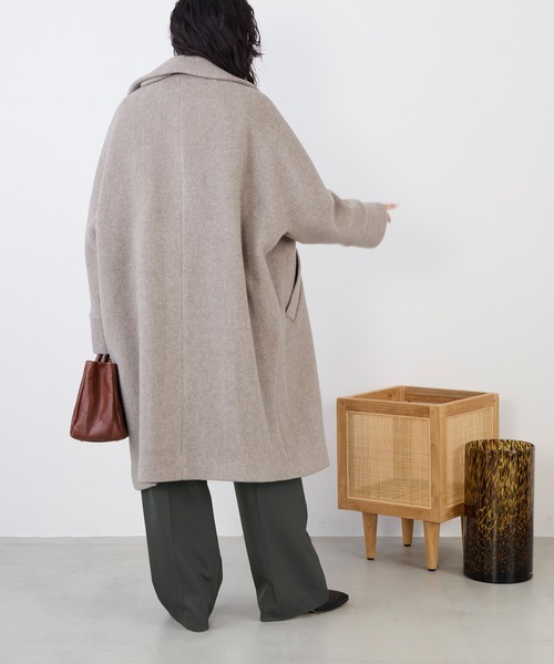 TICCA（ティッカ）の「【TICCA】テントコート（その他アウター・レディース・ダークネイビー/ベージュ・FREE）」の9枚目の写真