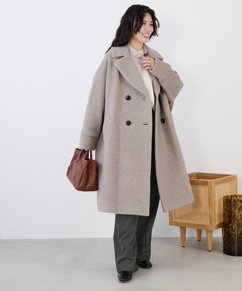 TICCA（ティッカ）の「【TICCA】テントコート（その他アウター・レディース・ダークネイビー/ベージュ・FREE）」の10枚目の写真