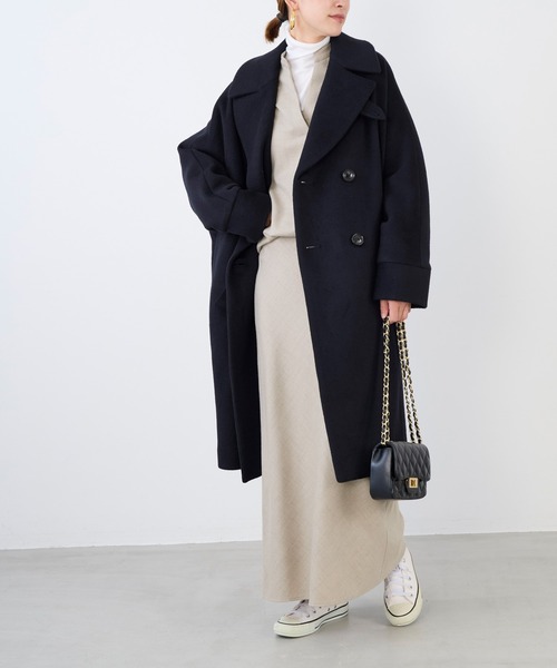 TICCA（ティッカ）の「【TICCA】テントコート（その他アウター・レディース・ダークネイビー/ベージュ・FREE）」の12枚目の写真