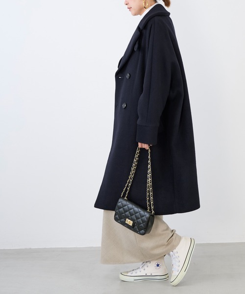 TICCA（ティッカ）の「【TICCA】テントコート（その他アウター・レディース・ダークネイビー/ベージュ・FREE）」の14枚目の写真