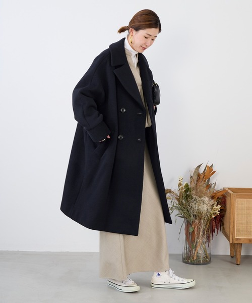 TICCA（ティッカ）の「【TICCA】テントコート（その他アウター・レディース・ダークネイビー/ベージュ・FREE）」の16枚目の写真