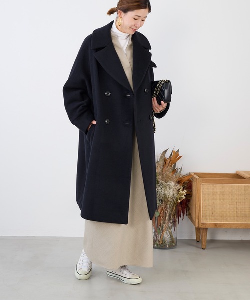 TICCA（ティッカ）の「【TICCA】テントコート（その他アウター・レディース・ダークネイビー/ベージュ・FREE）」の20枚目の写真