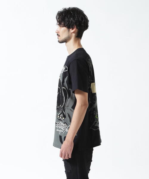 Ed Hardy/エド ハーディー/EBKST SS TEE_LEO（Tシャツ/カットソー