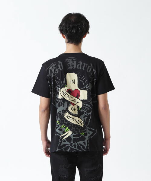 Ed Hardy（エドハーディー）の「Ed Hardy/エド ハーディー/EBKST SS TEE_LEO（Tシャツ/カットソー・メンズ・ブラック・L/M/XL）」の10枚目の写真