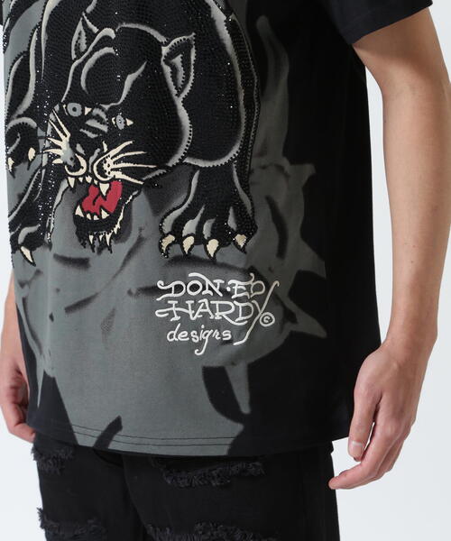 Ed Hardy（エドハーディー）の「Ed Hardy/エド ハーディー/EBKST SS TEE_LEO（Tシャツ/カットソー・メンズ・ブラック・L/M/XL）」の7枚目の写真