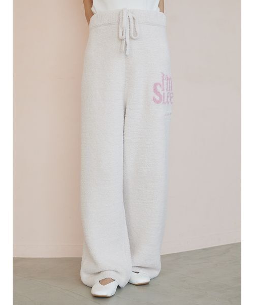 セール】パウダースリーピーロゴジャガードプルオーバー＆ロングパンツ