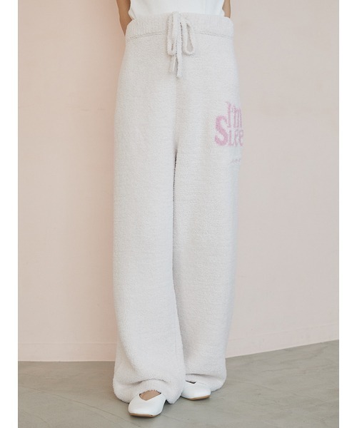 セール】パウダースリーピーロゴジャガードプルオーバー＆ロングパンツ