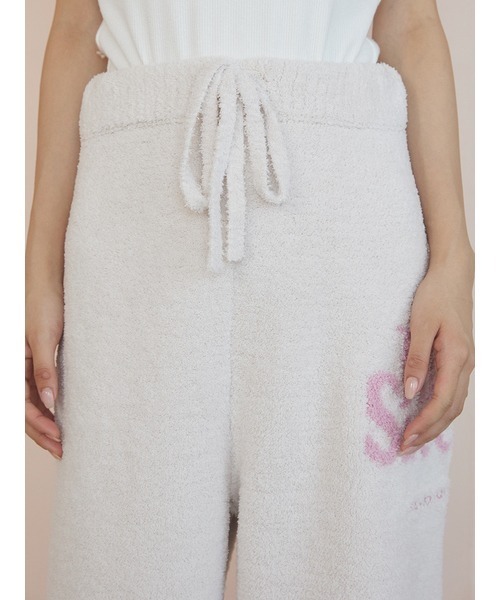 gelato pique（ジェラートピケ）の「パウダースリーピーロゴジャガードプルオーバー＆ロングパンツセット（ルームウェア/パジャマ・レディース・ネイビー/ピンク/グレー/アイボリー・F）」の12枚目の写真