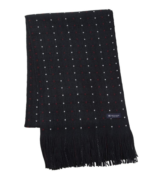 TOKYO SHIRTS（トウキョウシャツ）の「ラッセル マフラー（マフラー・メンズ・エンジ/ネイビー系1/グリーン/ネイビー系2/グレー/ネイビー系3/ネイビー系4・FREE）」の5枚目の写真