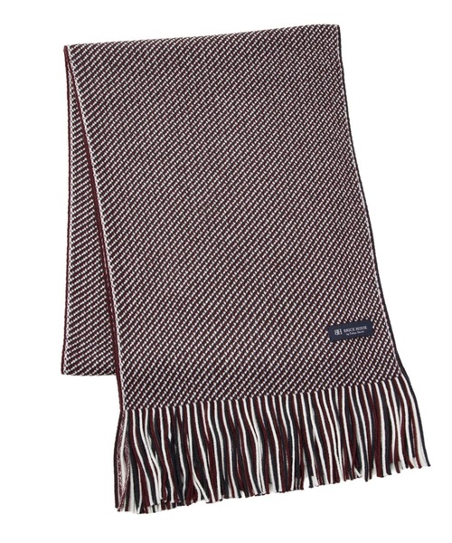 TOKYO SHIRTS（トウキョウシャツ）の「ラッセル マフラー（マフラー・メンズ・エンジ/ネイビー系1/グリーン/ネイビー系2/グレー/ネイビー系3/ネイビー系4・FREE）」の7枚目の写真