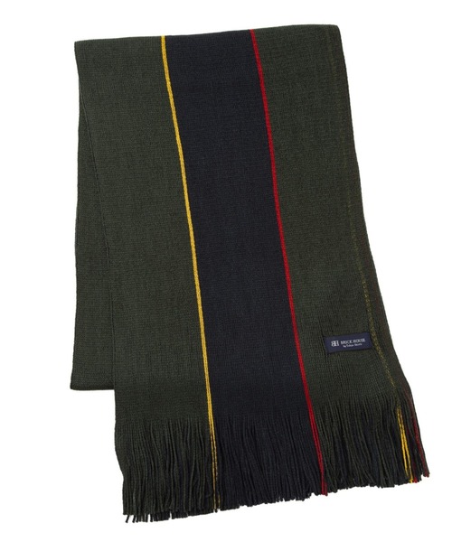 TOKYO SHIRTS（トウキョウシャツ）の「ラッセル マフラー（マフラー・メンズ・エンジ/ネイビー系1/グリーン/ネイビー系2/グレー/ネイビー系3/ネイビー系4・FREE）」の3枚目の写真