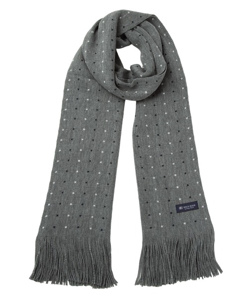 TOKYO SHIRTS（トウキョウシャツ）の「ラッセル マフラー（マフラー・メンズ・エンジ/ネイビー系1/グリーン/ネイビー系2/グレー/ネイビー系3/ネイビー系4・FREE）」の9枚目の写真