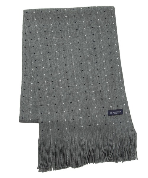 TOKYO SHIRTS（トウキョウシャツ）の「ラッセル マフラー（マフラー・メンズ・エンジ/ネイビー系1/グリーン/ネイビー系2/グレー/ネイビー系3/ネイビー系4・FREE）」の8枚目の写真