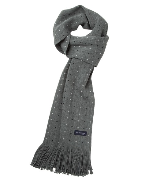 TOKYO SHIRTS（トウキョウシャツ）の「ラッセル マフラー（マフラー・メンズ・エンジ/ネイビー系1/グリーン/ネイビー系2/グレー/ネイビー系3/ネイビー系4・FREE）」の10枚目の写真