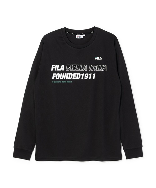 FILA（フィラ）の「【別注】フィラ FILA 機能Tシャツ 限定コラボ（Tシャツ/カットソー・メンズ・ネイビー/ブラック/ホワイト・M/L/LL）」の7枚目の写真
