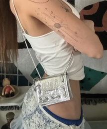 BLACKPURPLE（ブラックパープル）の「Takara Multi Eyelet Card Wallet -silver（札入れ/マネークリップ）」