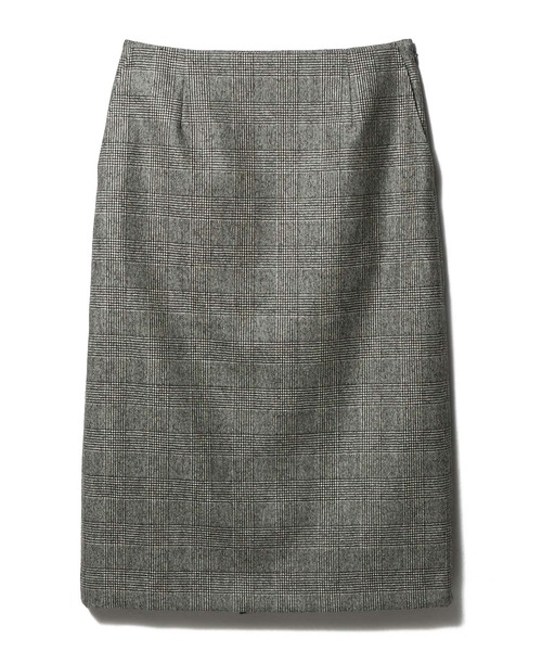 ESTNATION（エストネーション）の「ESTNATION / サキソニーチェックタイトスカート（スカート・レディース・モカ/トップグレー・36/38）」の2枚目の写真