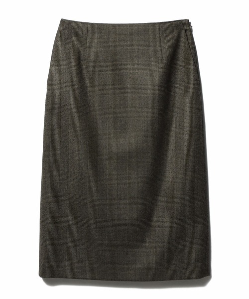 ESTNATION（エストネーション）の「ESTNATION / サキソニーチェックタイトスカート（スカート・レディース・モカ/トップグレー・36/38）」の7枚目の写真