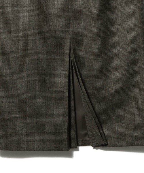 ESTNATION（エストネーション）の「ESTNATION / サキソニーチェックタイトスカート（スカート・レディース・モカ/トップグレー・36/38）」の12枚目の写真