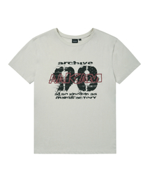 AAKAM | Painted 98 Half Top (Light Gray)(Tシャツ/カットソー)