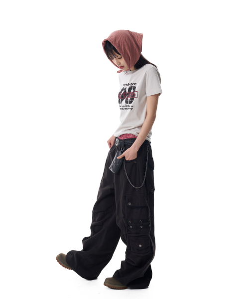 AAKAM（アーカム）の「Painted 98 Half Top (Light Gray)（Tシャツ/カットソー・レディース・その他・2/1）」の6枚目の写真