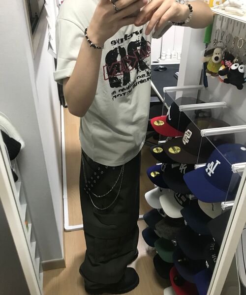 AAKAM(アーカム)の「Painted 98 Half Top (Light Gray)(Tシャツ/カットソー・レディース・その他・2/1)」の2枚目の写真