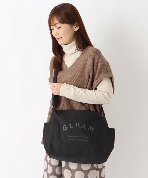 one'sterrace(ワンズテラス)の「JOUET ジョエット GLEAMロゴショルダー(ショルダーバッグ・レディース・ブラック系8/グレー系4・99)」の14枚目の写真