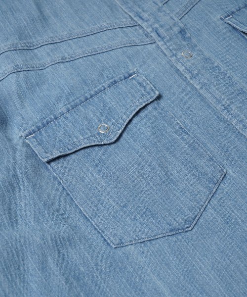 FRIZMWORKS(フリズムワークス)の「WESTERN DENIM SHIRT _ LIGHT BLUE(シャツ/ブラウス・レディース・その他・MEDIUM/LARGE/X-LARGE)」の5枚目の写真