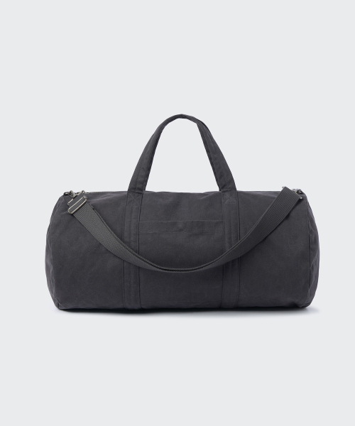 MUSINSA STANDARD（ムシンサスタンダード）の「ウォッシュドキャンバスダッフルバッグ [チャコールグレー]（ボストンバッグ・メンズ・その他・FREE）」の2枚目の写真