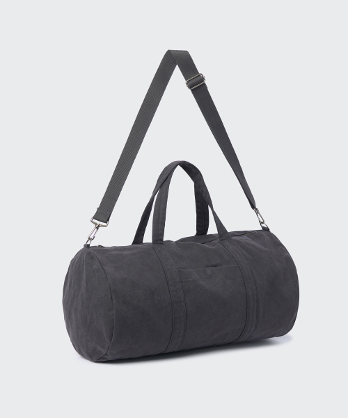 MUSINSA STANDARD（ムシンサスタンダード）の「ウォッシュドキャンバスダッフルバッグ [チャコールグレー]（ボストンバッグ・メンズ・その他・FREE）」の3枚目の写真