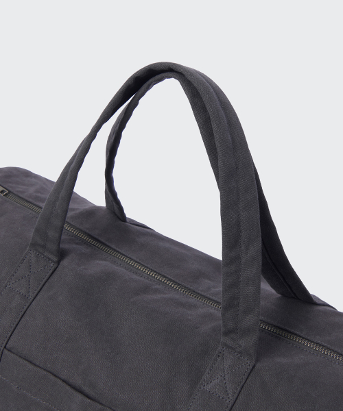 MUSINSA STANDARD（ムシンサスタンダード）の「ウォッシュドキャンバスダッフルバッグ [チャコールグレー]（ボストンバッグ・メンズ・その他・FREE）」の8枚目の写真
