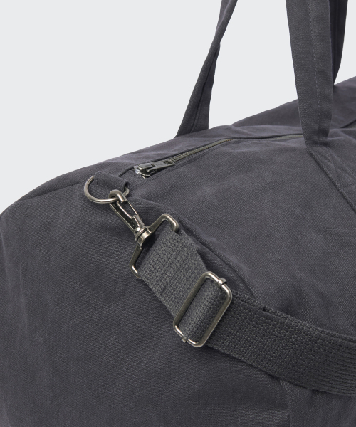 MUSINSA STANDARD（ムシンサスタンダード）の「ウォッシュドキャンバスダッフルバッグ [チャコールグレー]（ボストンバッグ・メンズ・その他・FREE）」の9枚目の写真