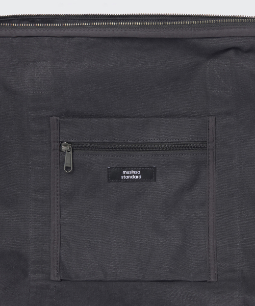 MUSINSA STANDARD（ムシンサスタンダード）の「ウォッシュドキャンバスダッフルバッグ [チャコールグレー]（ボストンバッグ・メンズ・その他・FREE）」の10枚目の写真