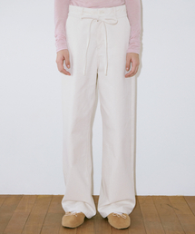 SINOON（シヌーン）の「Lace Cotton Pants (Ivory)（その他パンツ）」