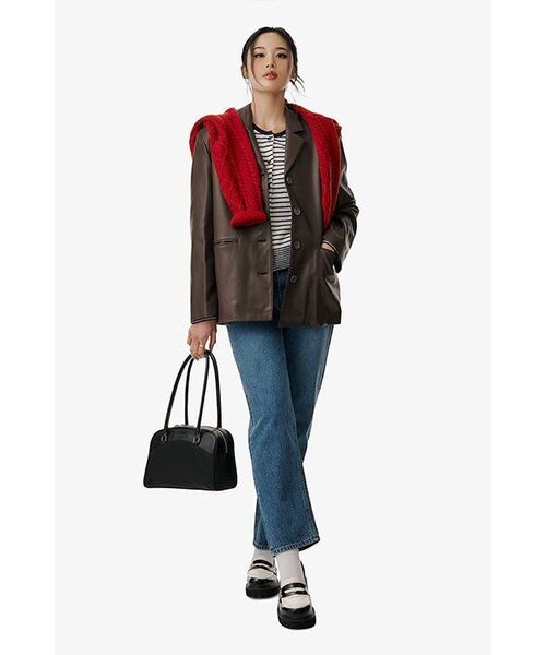 TTUDEMENT(トュードメント)の「WASHING DENIM PANTS MID BLUE(デニムパンツ・レディース・その他・SMALL/MEDIUM)」の2枚目の写真