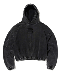 PUNCH DRUNK PARTIES（パンチドランクパーティーズ）の「Self Guard Double Hoodie (BLACK)（パーカー）」