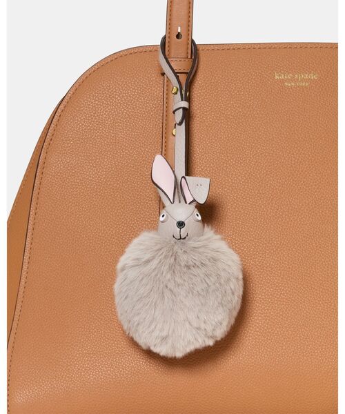 kate spade new york（ケイトスペード ニューヨーク）の「3D フェイクファー バニー バッグ チャーム（キーホルダー・レディース・グレー・ONESIZE）」の3枚目の写真