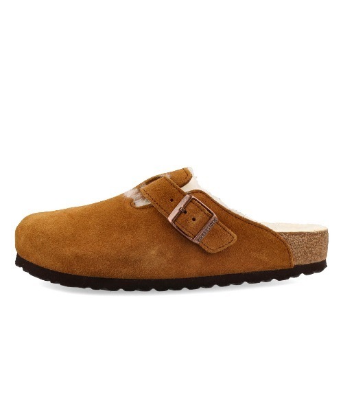 BIRKENSTOCK（ビルケンシュトック）の「BIRKENSTOCK BOSTON SHEARLING SUEDE LEATHER -REGULAR- / ビルケンシュトック ボストン シアリング スエード レギュラーフィット / 1001140（スニーカー・メンズ・ブラウン・39/40/41/42/43/44/45）」の4枚目の写真