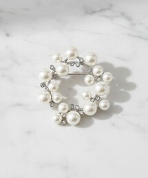 ANY SIS（エニィスィス）の「サークルパール調 ブローチ（ブローチ/コサージュ）」