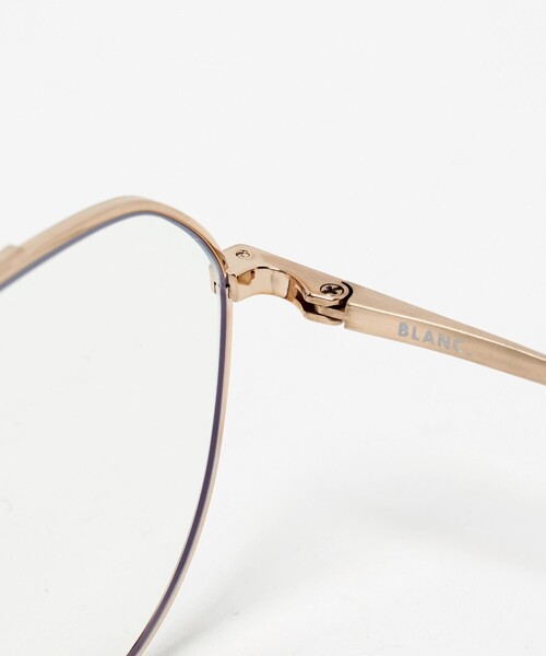 BLANC..(ブラン)の「<BLANC..>B0042 アイウェア(メガネ・レディース・シルバー/ゴールド・FREE)」の6枚目の写真