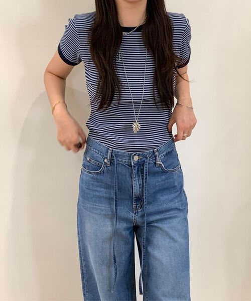 LINGSEOUL(リングソウル)の「wide string denim pants(デニムパンツ・レディース・その他・SMALL/MEDIUM/LARGE)」の14枚目の写真