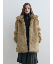 Bold Fur Jacket Mocha