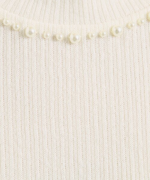 ITS'DEMO（イッツデモ）の「【手洗い可】パール調衿起毛リブプルオーバー（Tシャツ/カットソー・レディース・ナチュラル/チャコールグレー/アイボリー・00）」の15枚目の写真