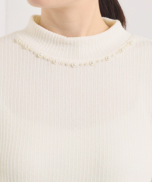 ITS'DEMO（イッツデモ）の「【手洗い可】パール調衿起毛リブプルオーバー（Tシャツ/カットソー・レディース・ナチュラル/チャコールグレー/アイボリー・00）」の19枚目の写真