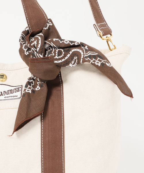 journal standard L'essage（ジャーナルスタンダードレサージュ）の「《追加2》別注【THE NEWHOUSE】SP LEON TOTE：トートバッグ（トートバッグ・レディース・ブラウン・FREE）」の2枚目の写真