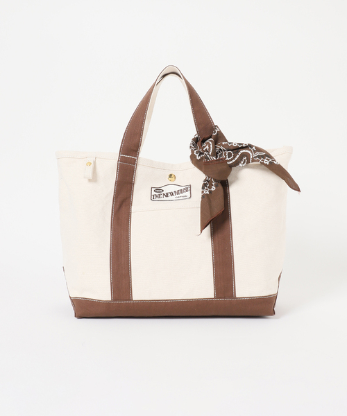 journal standard L'essage（ジャーナルスタンダードレサージュ）の「《追加2》別注【THE NEWHOUSE】SP LEON TOTE：トートバッグ（トートバッグ・レディース・ブラウン・FREE）」の9枚目の写真