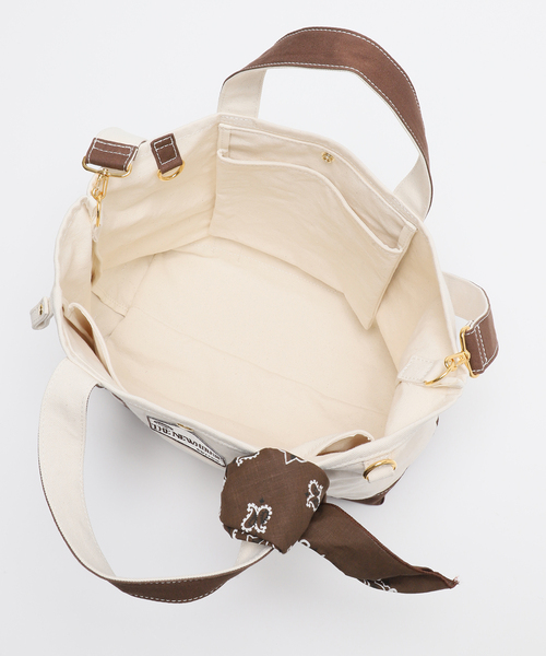 journal standard L'essage（ジャーナルスタンダードレサージュ）の「《追加2》別注【THE NEWHOUSE】SP LEON TOTE：トートバッグ（トートバッグ・レディース・ブラウン・FREE）」の12枚目の写真