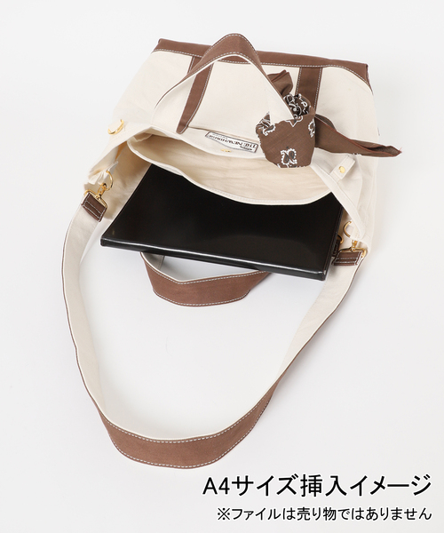 journal standard L'essage（ジャーナルスタンダードレサージュ）の「《追加2》別注【THE NEWHOUSE】SP LEON TOTE：トートバッグ（トートバッグ・レディース・ブラウン・FREE）」の17枚目の写真