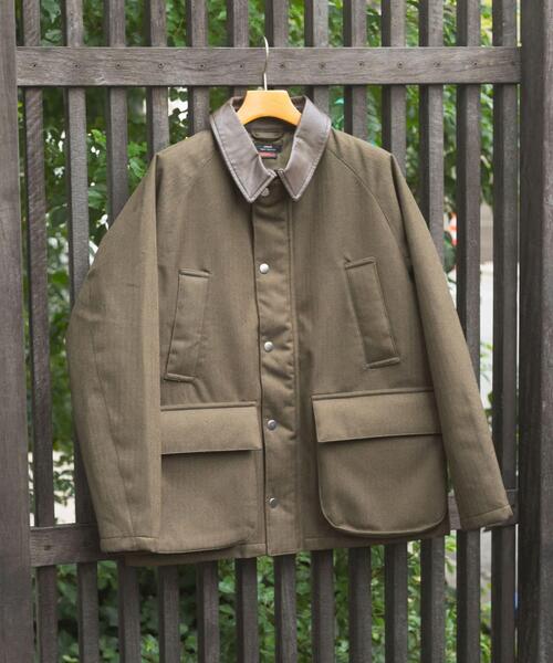 ITEMS URBANRESEARCH(アイテムズ アーバンリサーチ)の「THERMOLITE フィールドジャケット(ダウンジャケット/コート・メンズ・ブラック/オリーブ/ブラウン・MEDIUM/LARGE)」の3枚目の写真