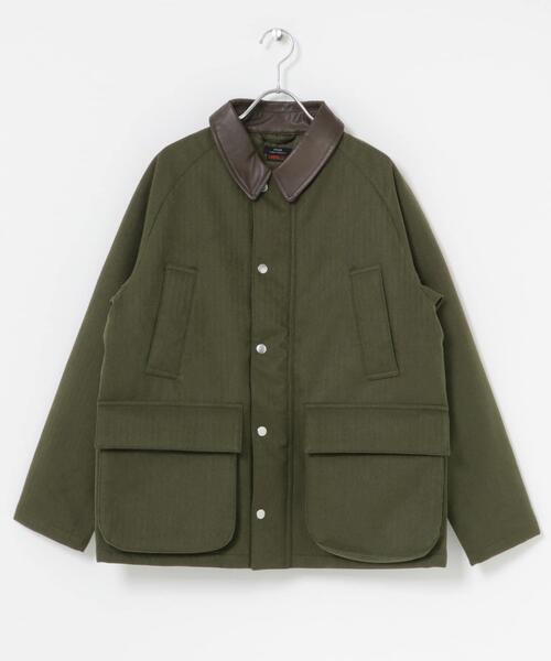 ITEMS URBANRESEARCH(アイテムズ アーバンリサーチ)の「THERMOLITE フィールドジャケット(ダウンジャケット/コート・メンズ・ブラック/オリーブ/ブラウン・MEDIUM/LARGE)」の8枚目の写真